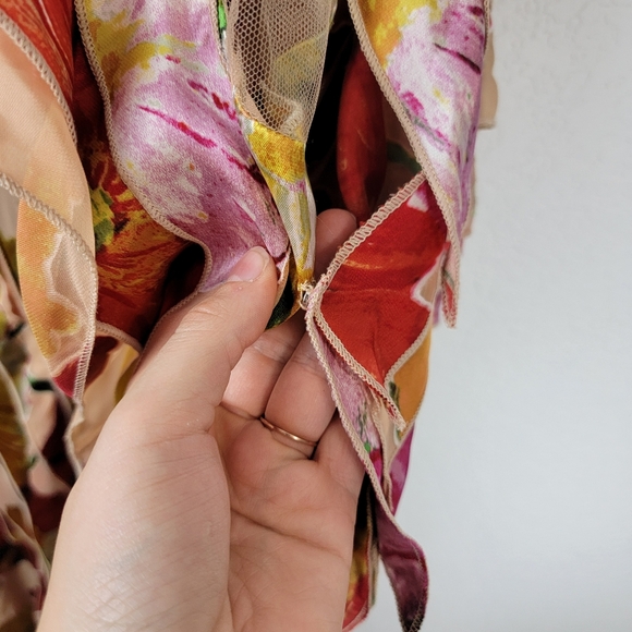 NWT Cult Gaia Whitney Silk Gown Large - Picture 11 of 12